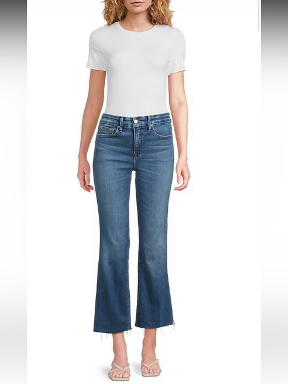 NWT🌷Good American Soft Tech Good Legs Bootcut Jeans